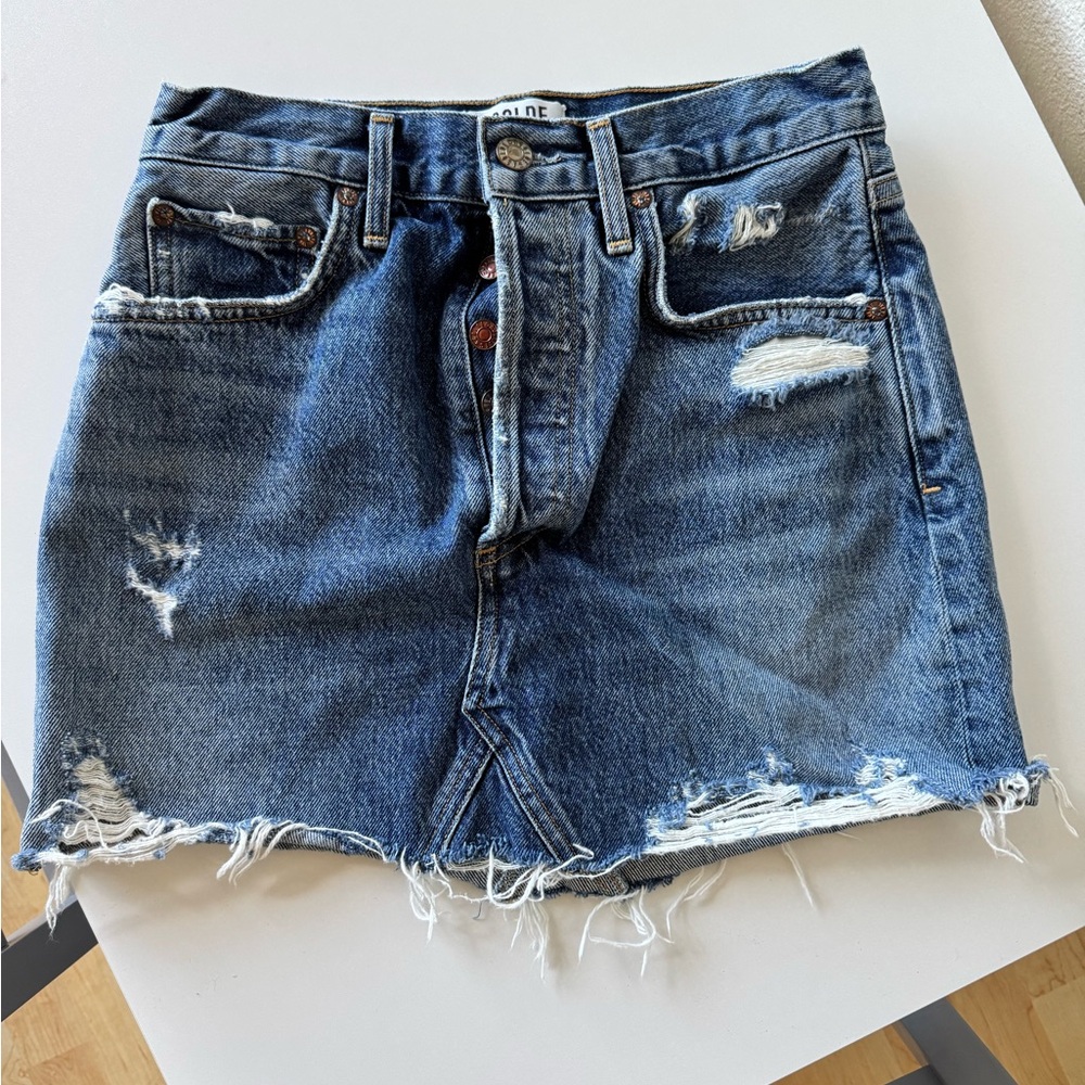 Agolde Button-Fly Denim Jeans